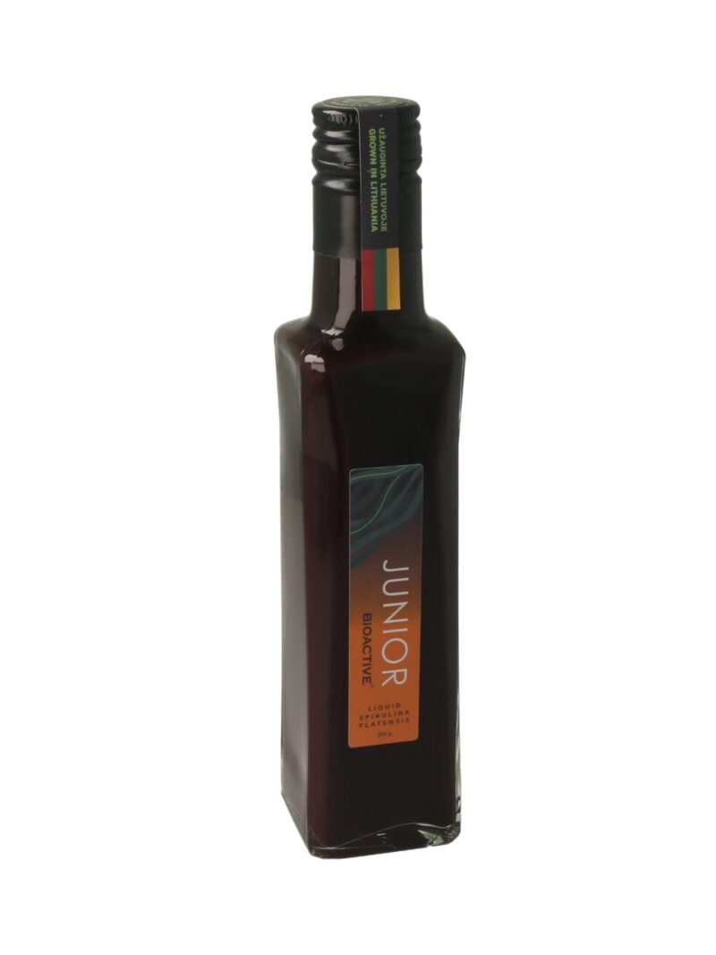 Lietuviška skysta spirulina 250gr ⟨ Bioactive JUNIOR ⟩